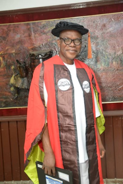 Professor Mbanefo Ogene Inducted into the Nigerian Academy of Letters
