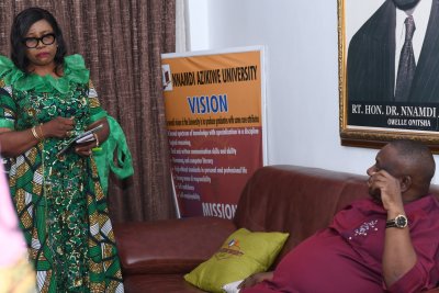 Institute of Organic Agriculture (IOAS) showcases innovative products at courtesy visit to UNIZIK Vice Chancellor